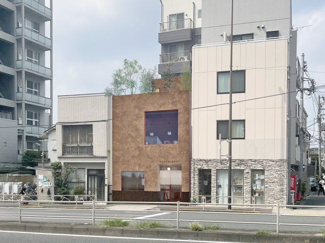 【外観パース】 | 中延4丁目売地 | 店舗パース