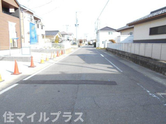 【前面道路含む現地写真】 | 郡山市大槻町針生新築一戸建て2棟 | 前面道路含む現地写真です