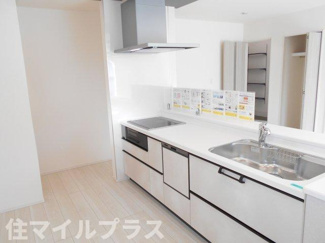 【キッチン】 | 郡山市大槻町針生新築一戸建て2棟 | 使いやすいキッチンです