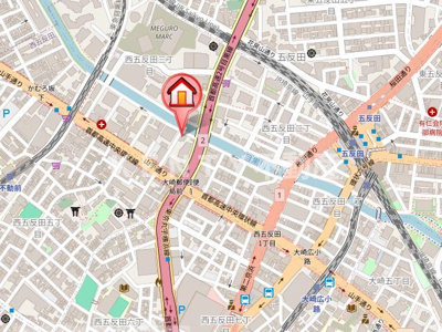 【地図】 | グレイスコート目黒不動前