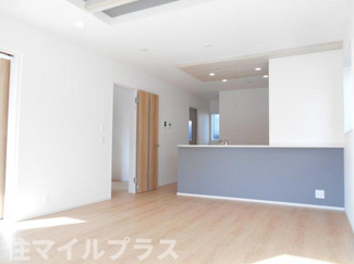 【居間・リビング】 | 郡山市大槻町針生新築一戸建て2棟 | おしゃれなリビングです