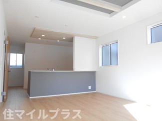 【居間・リビング】 | 郡山市大槻町針生新築一戸建て2棟 | おしゃれなリビングです