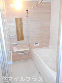 【浴室】 | 郡山市大槻町針生新築一戸建て2棟 | 落ち着いた空間のお風呂です