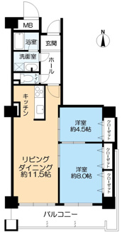 【間取り】 | ヴィエント西宮 | 全面リフォーム渡し！