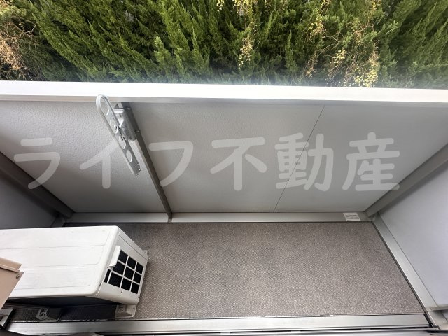 セジュール・ユイット西岩田のバルコニー