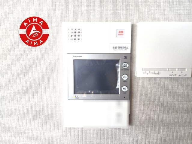 アイランドシティオーシャン＆フォレストタワーレジデンスEASTのセキュリティ|玄関先で訪問者を確認できるため、防犯面でも安心です。
