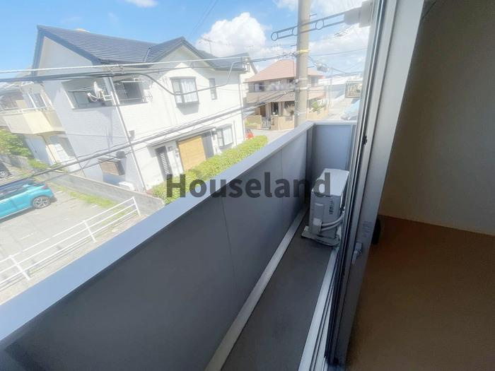 ウィット紀三井寺のバルコニー