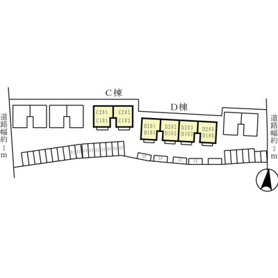 【区画図】 | アネシスD棟