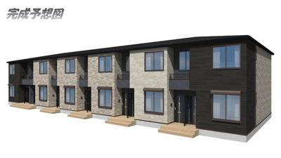 【外観】 | エアリー若松Ⅲ | きれいな外観です