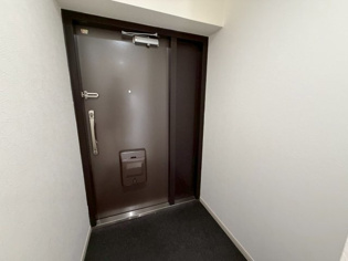 落ち着いた玄関です