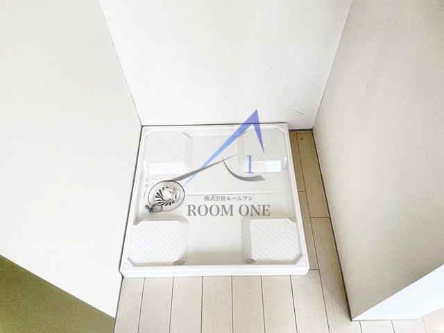 BS二葉レジデンスB棟の設備|洗濯機置場です。