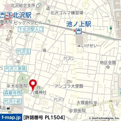 ビインヒルズの地図