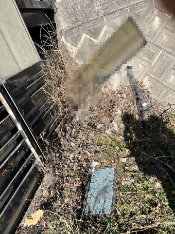 岩窪町土地103坪のその他|水道メーター北西の角