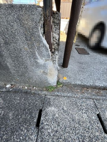 岩窪町土地103坪のその他|南東の角の敷地の印