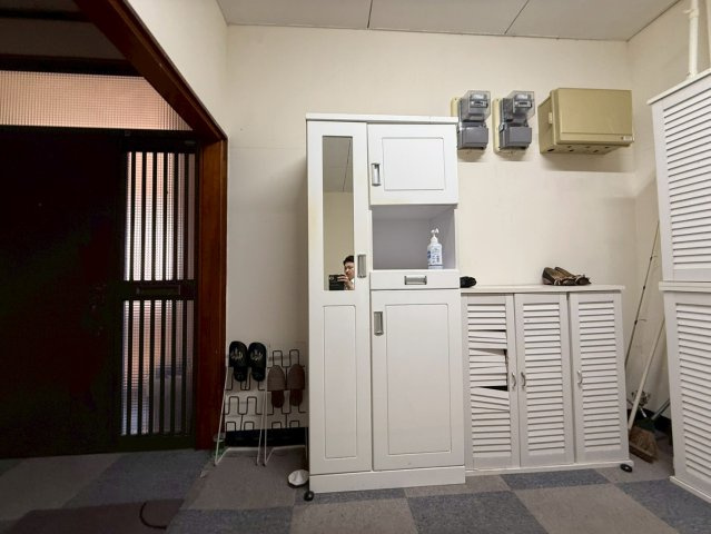 都城　一棟の玄関