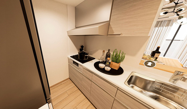 ベルヴュコート柏のキッチン|※写真は同タイプ住戸です。