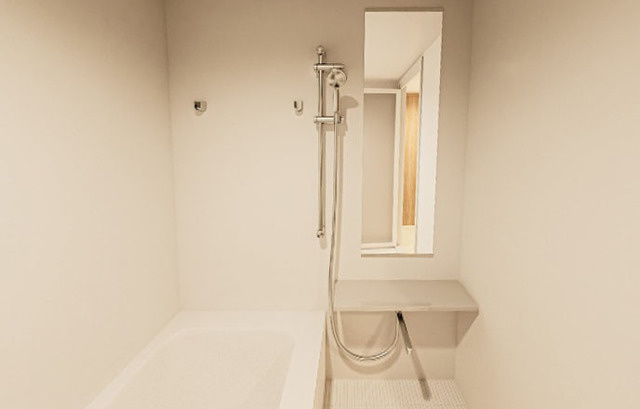 ベルヴュコート柏の浴室|※写真は同タイプ住戸です。