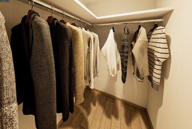 ベルヴュコート柏の収納|※写真は同タイプ住戸です。