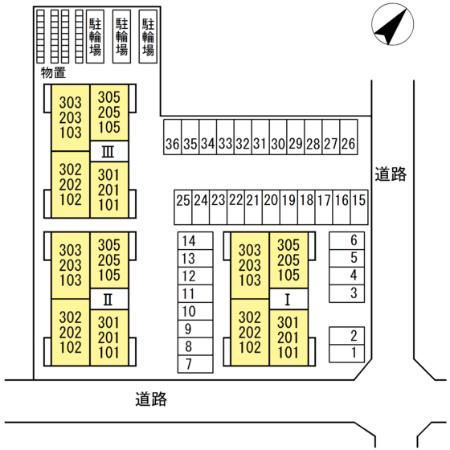 CLASSEUM盛岡駅前　Ⅲの区画図