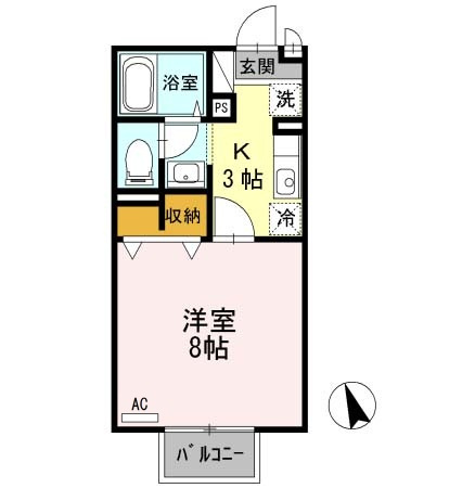 マーサ・ジュネスの間取り|使い勝手の良い間取りです♪