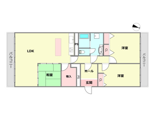 アステム芦屋C棟の間取り