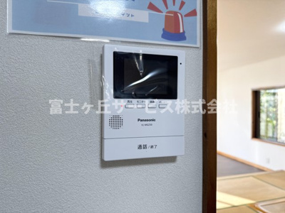 【セキュリティ】 | 焼津市坂本 中古戸建て | 来客の際、顔が見えて安心です