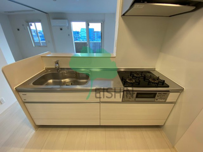 【キッチン】 | D-roomパークサイド吉塚(ディールームパークサイド吉塚) | シンプルな清潔感のあるキッチンです！