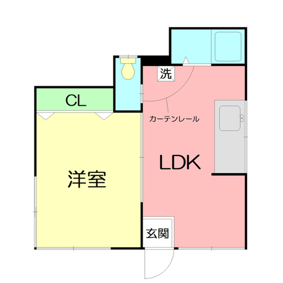 【間取り】 | 寒川アパート