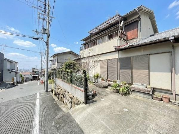 【前面道路含む現地写真】 | 大東市北条6丁目　建築条件無しの売土地