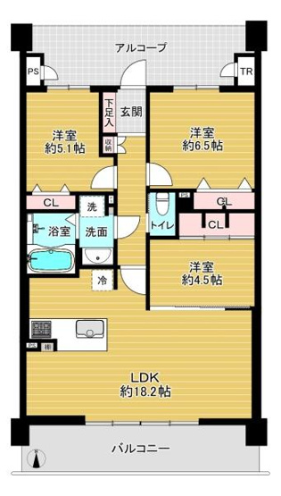 【間取り】 | ライオンズマンション鴻池新田