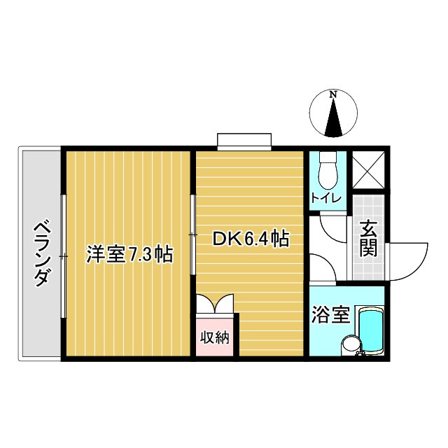 フォレスト萩野通の間取り