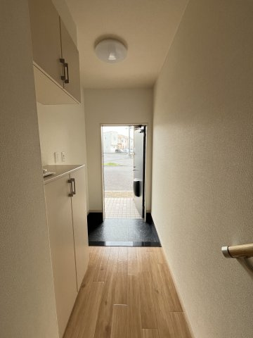 アース・カラーの玄関