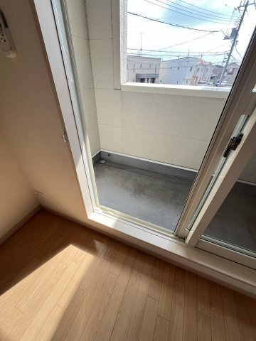 アース・カラーのバルコニー
