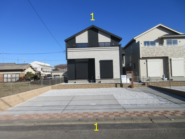 【仲介手数料無料】新築戸建　東松山市六軒町13-5（全3棟）の外観