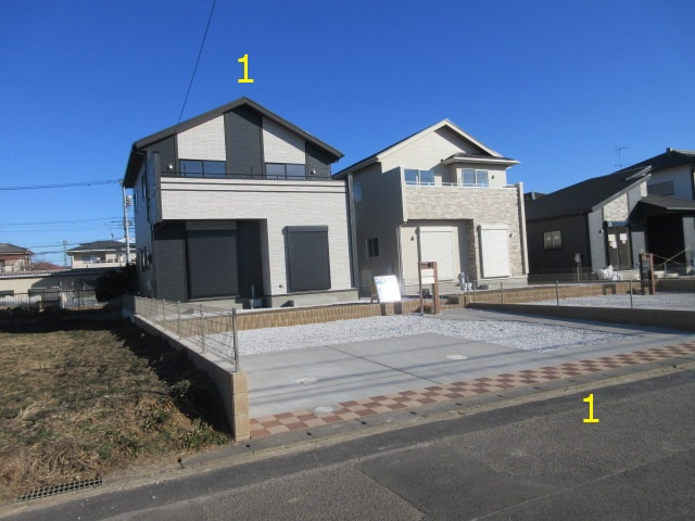 【仲介手数料無料】新築戸建　東松山市六軒町13-5（全3棟）の外観