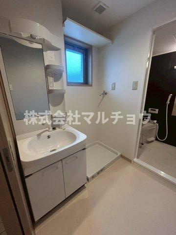 フィオーレの洗面所|広い洗面スペース