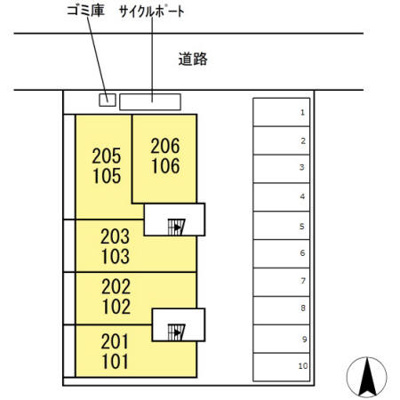 【区画図】 | あかりⅡ