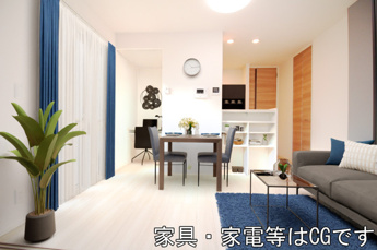 【洋室】 | リビング【家具・家電はCG】