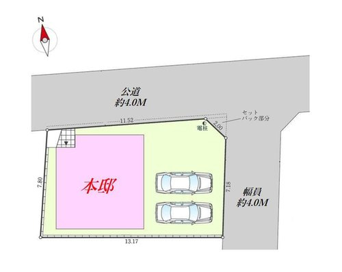 【FIT】小平市中島町２期の区画図