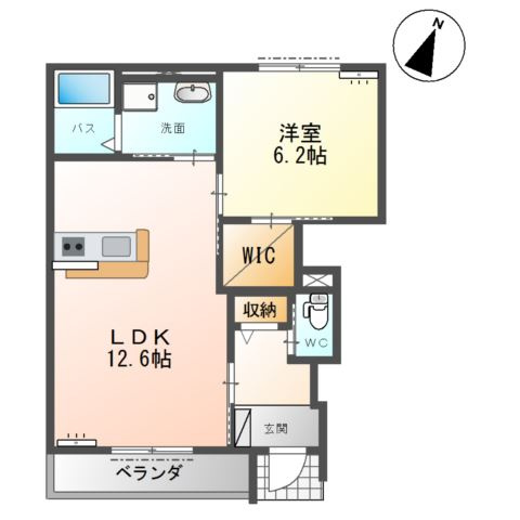 モア・クレアの間取り
