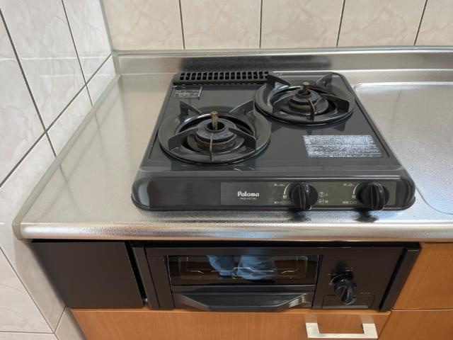 アクアマリンのキッチン|２口コンロ