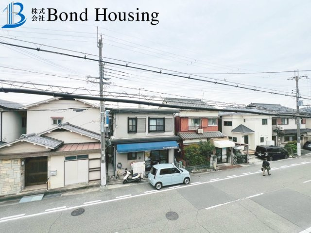 山陽藤江駅徒歩６分・前面道路広々１０ｍ・藤が丘　限定１棟の前面道路含む現地写真