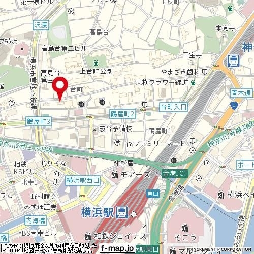 ヒルトップ横浜の地図