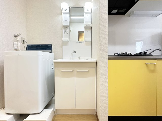 フィットハイム日の出の独立洗面台