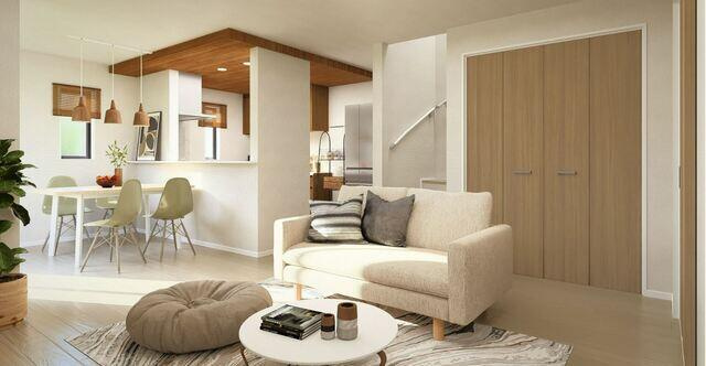 名古屋市守山区桔梗平３丁目の新築一戸建のその他|2号棟　室内完成予想図（実際… 