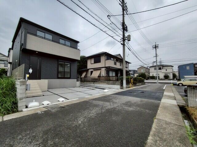 名古屋市守山区桔梗平３丁目の新築一戸建の前面道路含む現地写真|2号棟　前面道路 