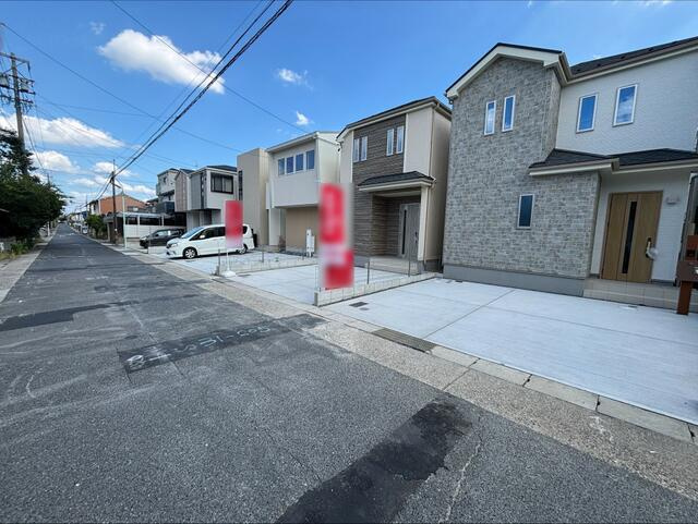 名古屋市名東区香流１丁目の新築一戸建の前面道路含む現地写真|前面道路含む現地写真 