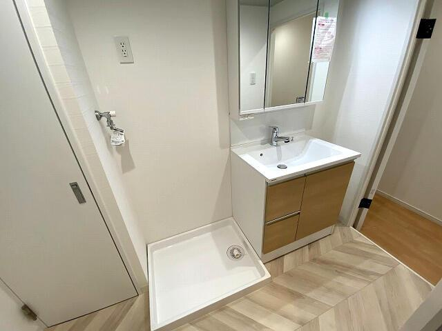 名古屋市天白区八事山の中古マンションの独立洗面台| 