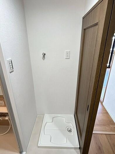 名古屋市南区豊田３丁目の中古マンションのランドリースペース|「洗面脱衣室」洗濯パン新品交… 