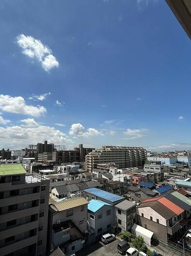 名古屋市南区豊田３丁目の中古マンションの展望|「バルコニー」最上階のため眺… 